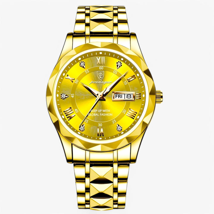 Elegant herenhorloge, perfect als cadeau voor mannen. Verfijnd design voegt klasse toe.
