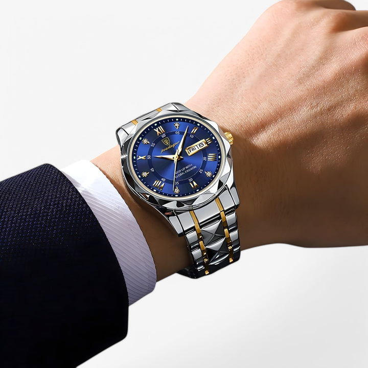 Luxe herenhorloge, accessoire voor mannen met oog voor tijdloze elegantie en kwaliteit.