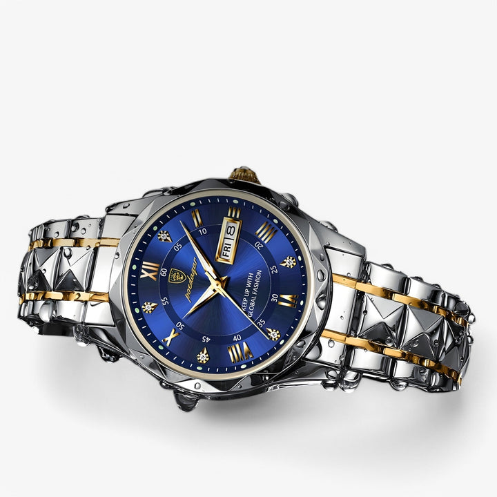 Herenhorloge met minimalistisch design, straalt pure elegantie uit. Ideaal voor elke gelegenheid.