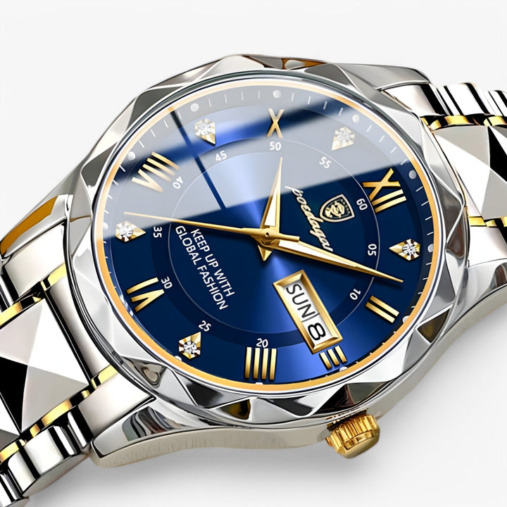 Prachtig herenhorloge, polshorloge met precisie en verfijning. Het perfecte cadeau.