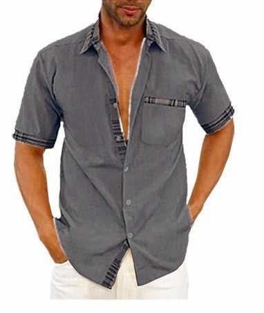 Stijlvolle heren blouse, comfortabel en geschikt voor elke gelegenheid. Essentieel voor moderne herenmode.