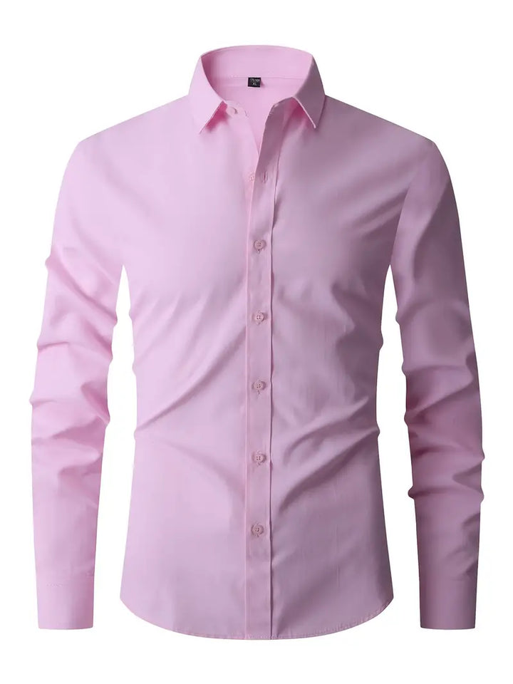 Comfortabel casual overhemd met lange mouwen, geschikt voor een ontspannen look.