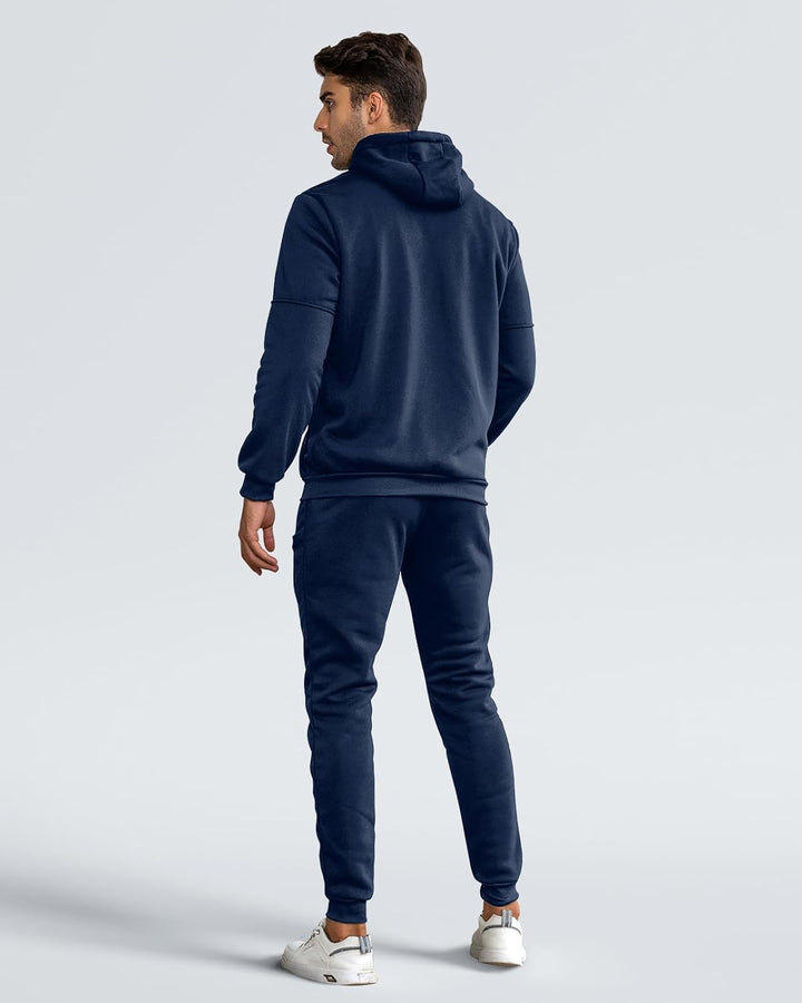 "Stijlvol Jamie trainingspak heren: ademend, grijs/slim-fit pullover en broek, ideaal voor sport en casual wear."