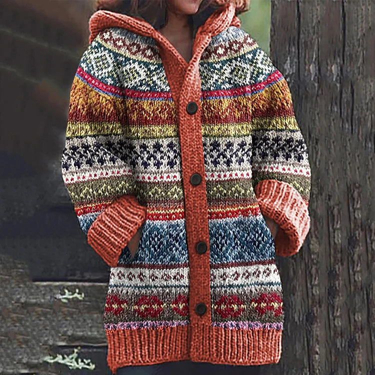 Comfortabel dames capuchonvest met ruime pasvorm, ideaal voor casual dagelijks gebruik in de herfst en winter.