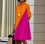 Oranje/roze