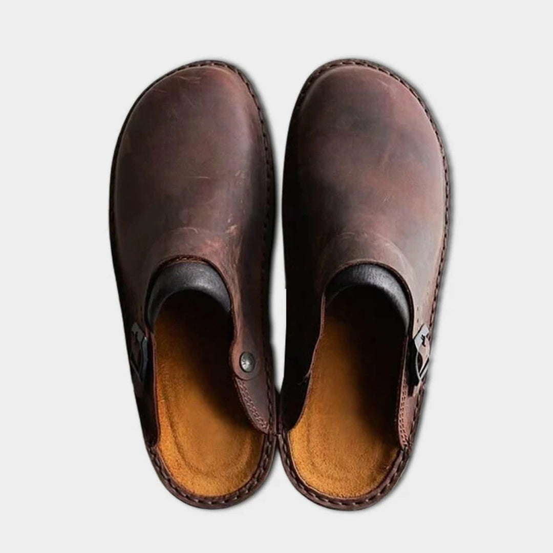Comfortabele heren slippers met antislipzool, perfect voor casual zomerse voetmode en dagelijks gemak.