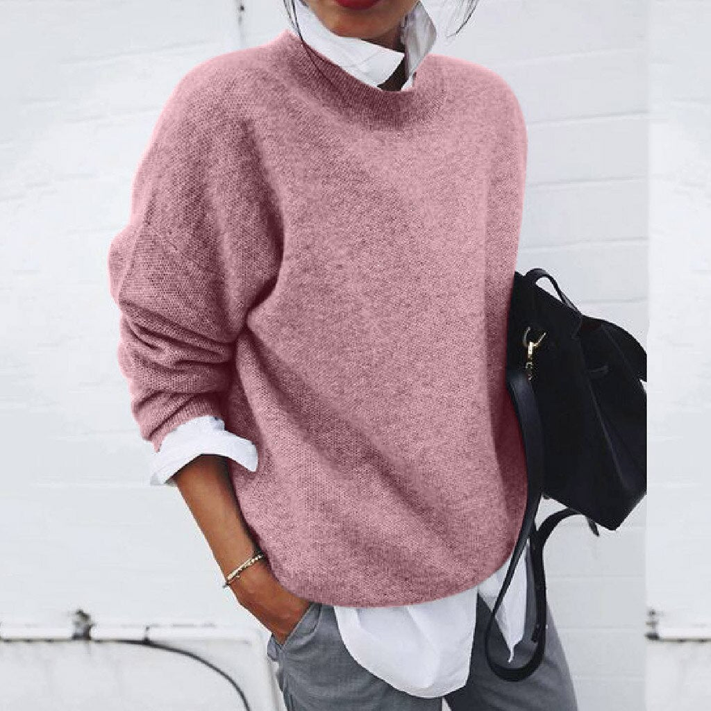 Veelzijdige dames pullover, perfect voor een casual of geklede look. Tijdloze trui die comfort en stijl combineert.
