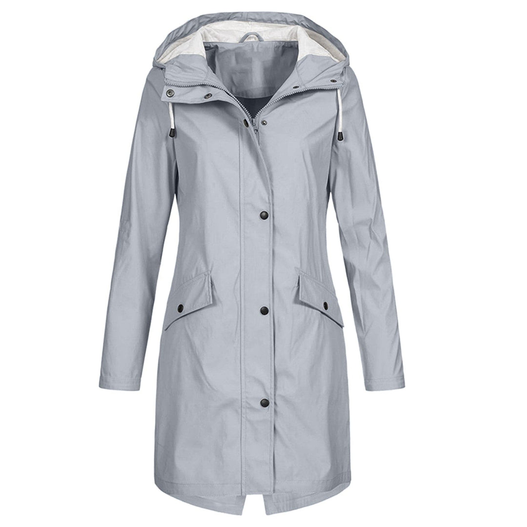 Casual mode dames regenjas, waterdicht en winddicht, duurzame buitenjas voor dagelijks gebruik.
