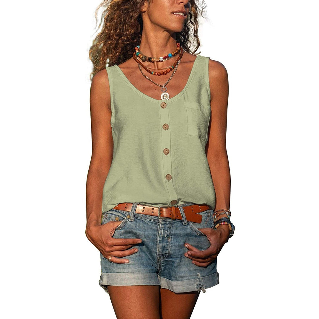 Veelzijdige dames tanktop, de perfecte basic voor een feestelijke outfit.