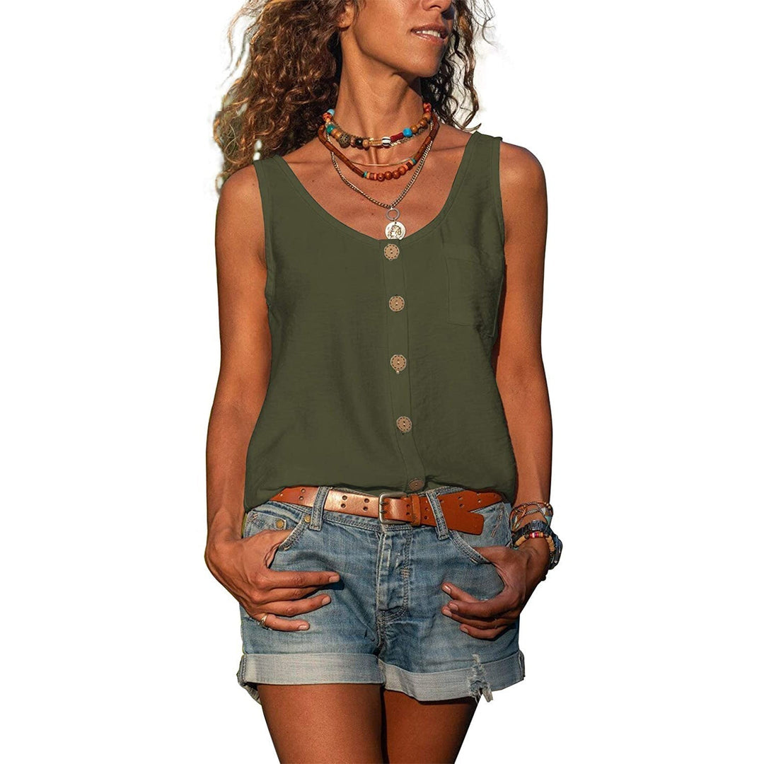 Elegante basic top voor dames, perfect te combineren met Ibiza stijl outfits.