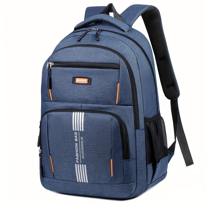Stijlvolle en duurzame herenrugzak in meerdere kleuren, met ergonomische schouderriemen en veel vakken voor een strakke look.