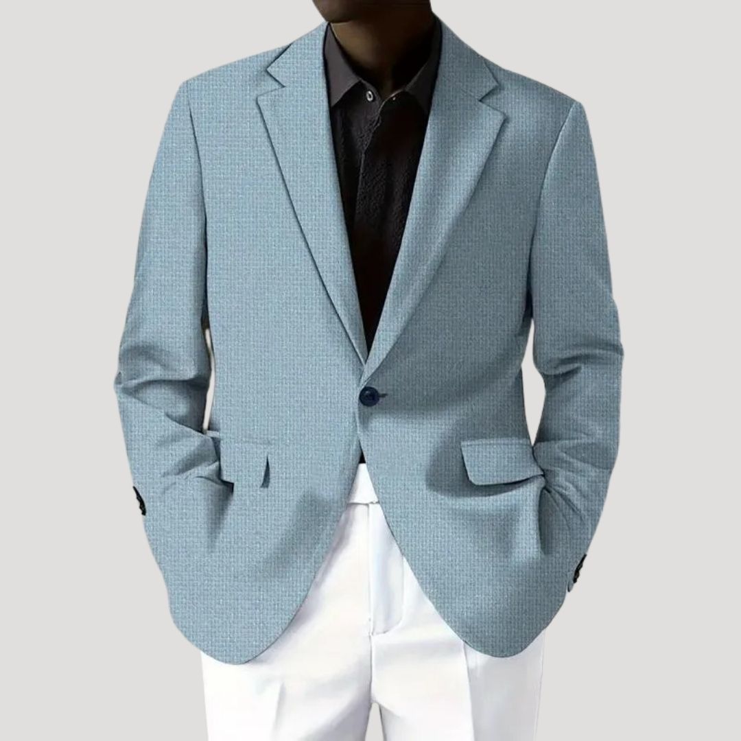Klassieke heren blazer: getailleerd, stijlvol en comfortabel. Dit formeel jasje is een must-have in mannenmode.