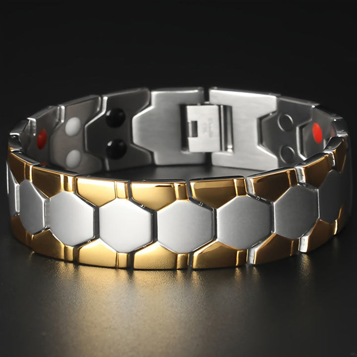 Zilveren heren armband, modern en elegant. Een must-have accessoire dat elke herenoutfit complimenteert.