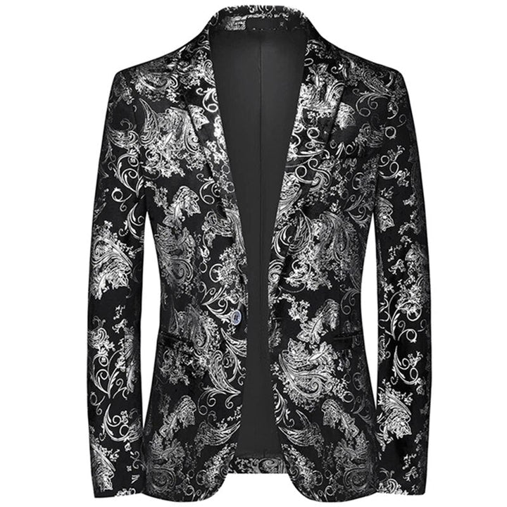 Stijlvolle heren blazer, ideaal voor zakelijke en formele gelegenheden, met een geraffineerde snit. Geschikt voor kantoor.