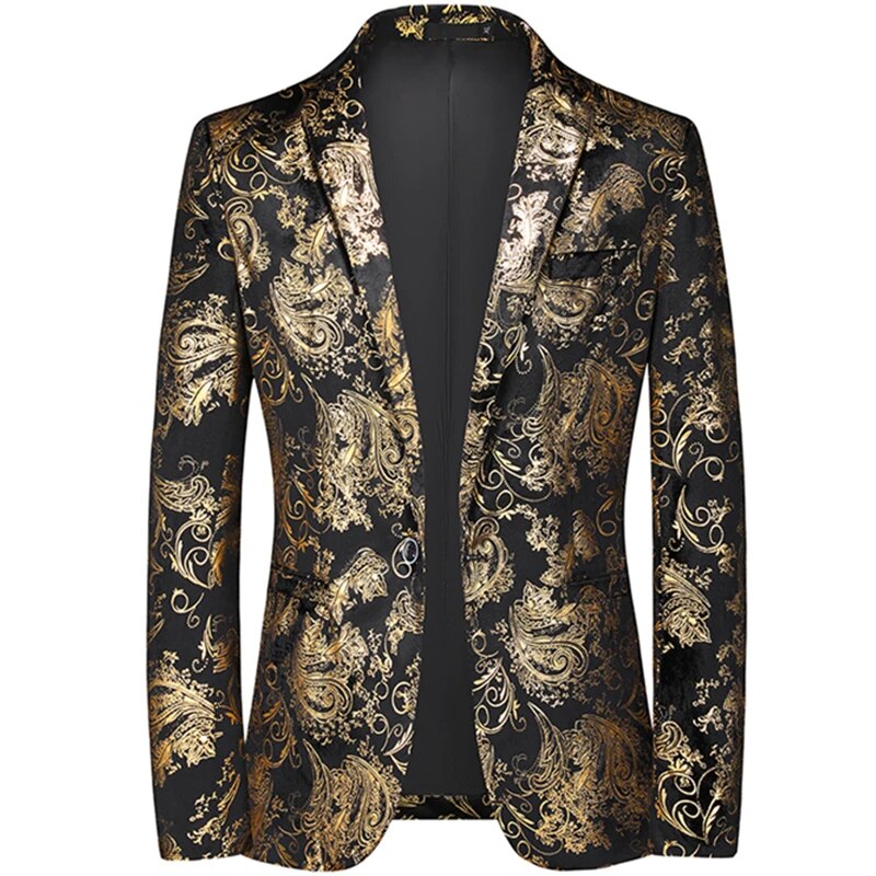 Chique zilveren heren blazer, perfect voor feestkleding of een smart casual look. Elegante mode voor speciale avonden.
