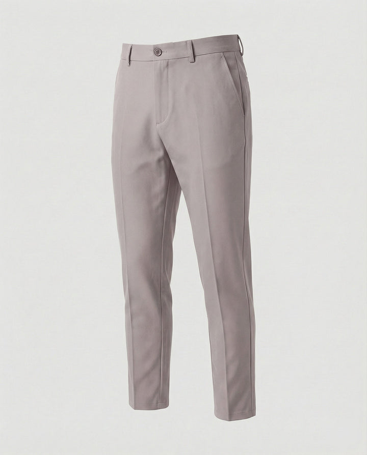 Zachte katoenen heren chino broek met rechte pijp, comfortabel en stijlvol voor elke gelegenheid, moderne snit.