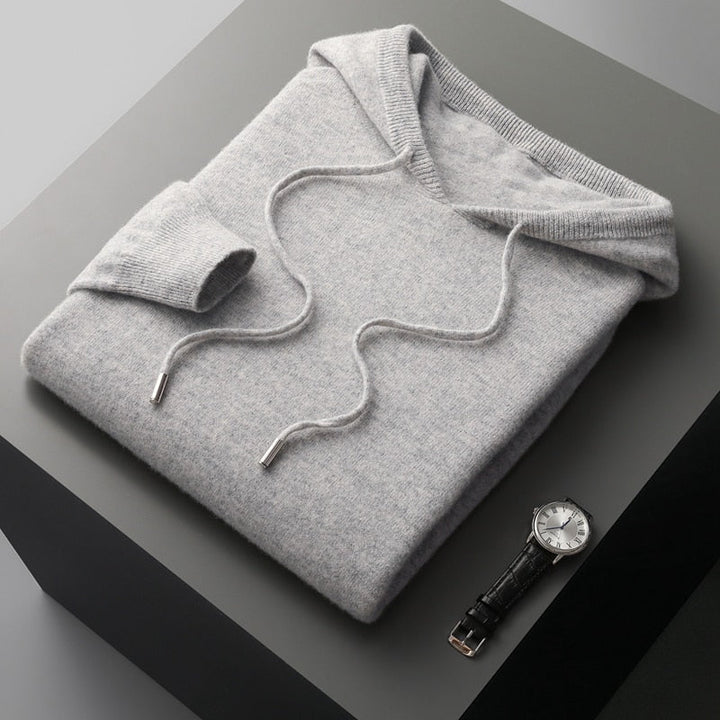 Stijlvolle heren hoodie, grijs, comfortabel voor dagelijks casual gebruik. Losvallend model, veelzijdig en modern.