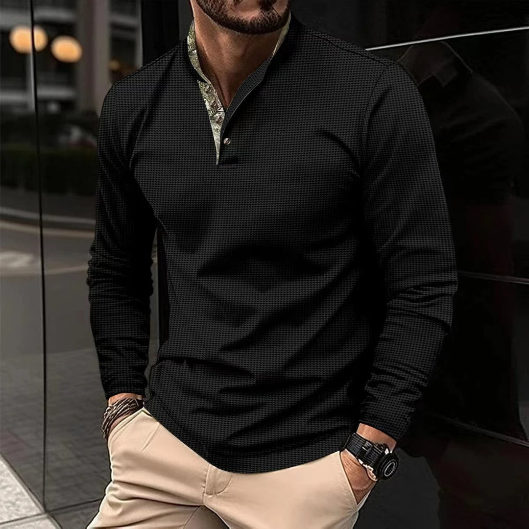 Heren Noah polo shirt, een stijlvolle casual optie met een trendy gekleurde kraag, perfect voor zomerse mode.
