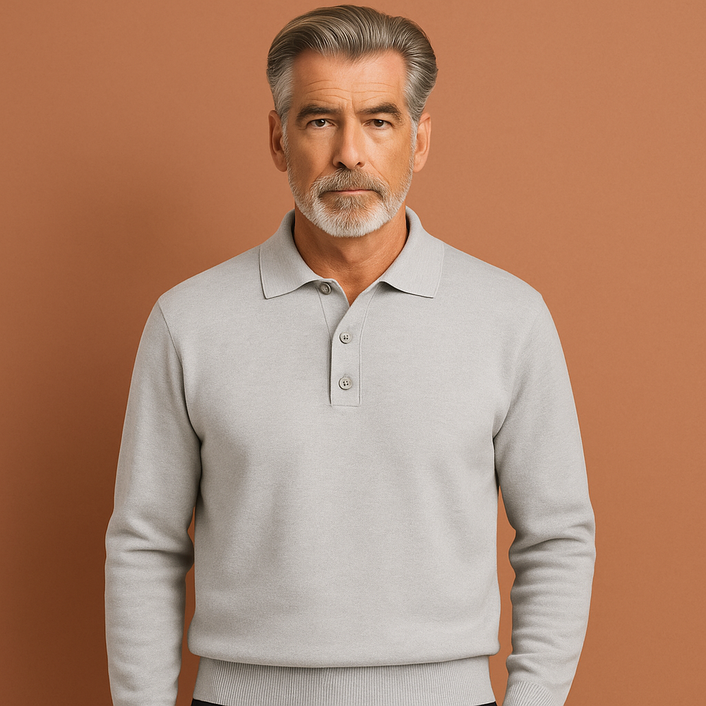 Comfortabele heren polotrui, veelzijdig voor dagelijkse kleding, met een moderne en stijlvolle uitstraling.