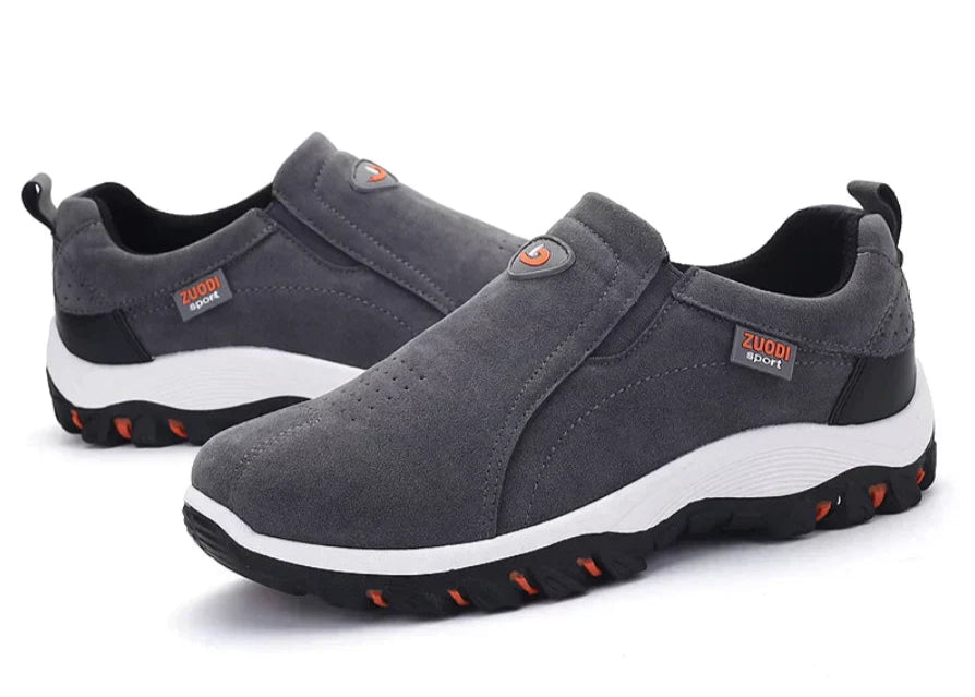 Veelzijdige heren slip-on sneakers met elastisch paneel; perfecte casual schoenen voor lente en zomer outfits.