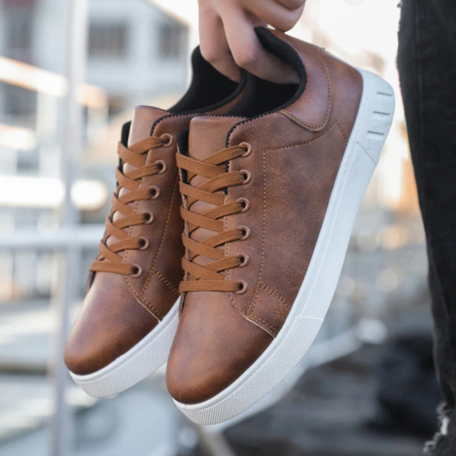 Comfortabele heren sneakers voor dagelijks gebruik; stijlvol en veelzijdig voor diverse casual outfits.