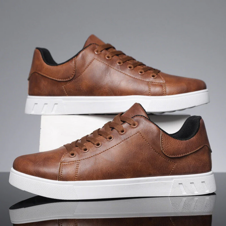 Trendy lage heren sneakers met vetersluiting; comfortabele en stijlvolle casual schoenen voor heren.
