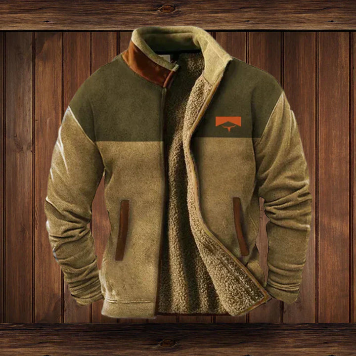 Trendy heren western jas voor een stoere, casual look. Warme en stijlvolle bovenkleding voor herenmode.