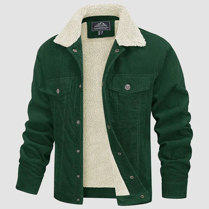 Moderne heren winterjas met capuchon, ideaal als warme bovenkleding voor de stijlvolle man.