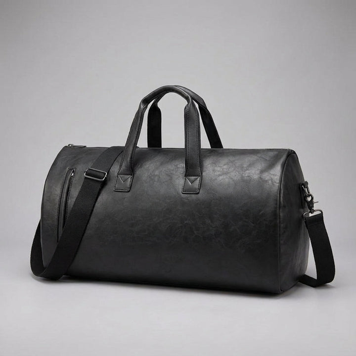 Elegante Journeo weekendtas in ivoorkleur, een ruime duffelbag voor stijlvolle reisbagage.