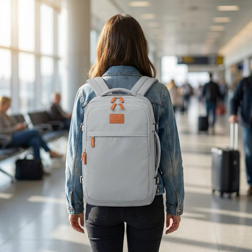 Stijlvolle LiteHaul reisrugzak met speciaal laptopvak voor georganiseerd en comfortabel reizen en dagelijks gebruik.