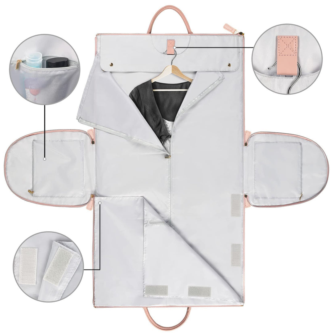 Opvouwbare kledingtas van Arno, de perfecte oplossing voor stijlvol en kreukvrij reizen met je kleding.
