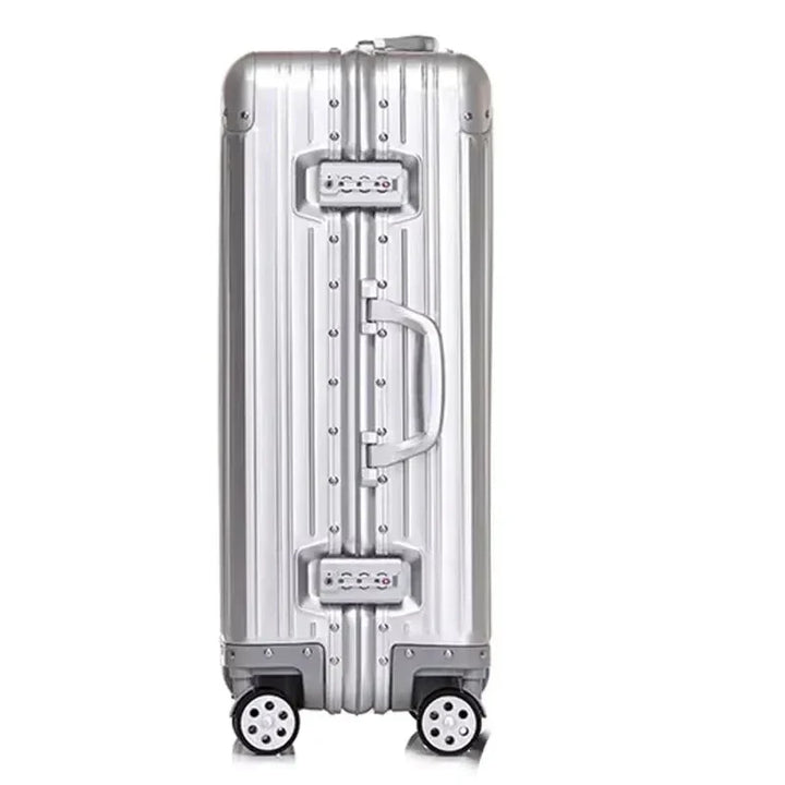 Unisex aluminium zakenreiskoffer. Stijlvolle en duurzame harde koffer voor alle reizen.