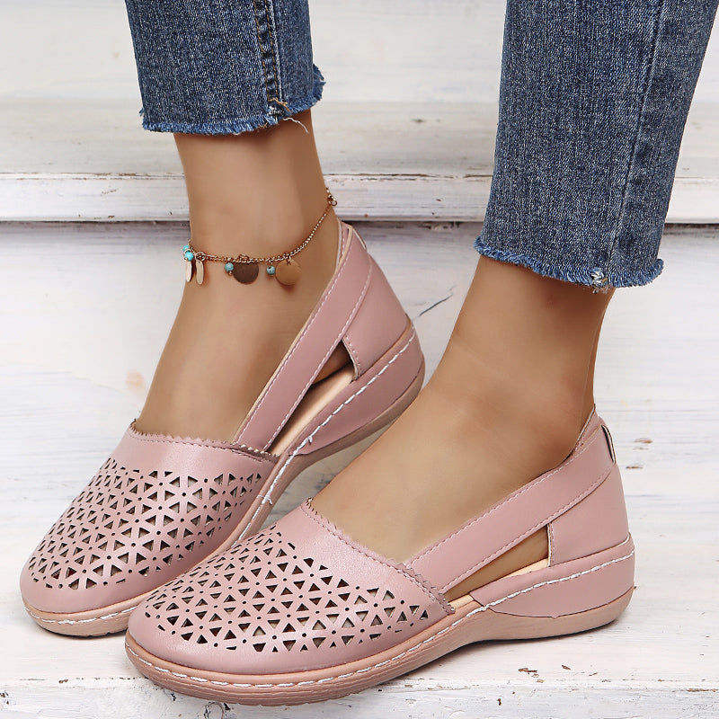 "Stijlvolle waterdichte espadrilles voor dames, zomerse schoen met comfortabel ontwerp in diverse kleuren."