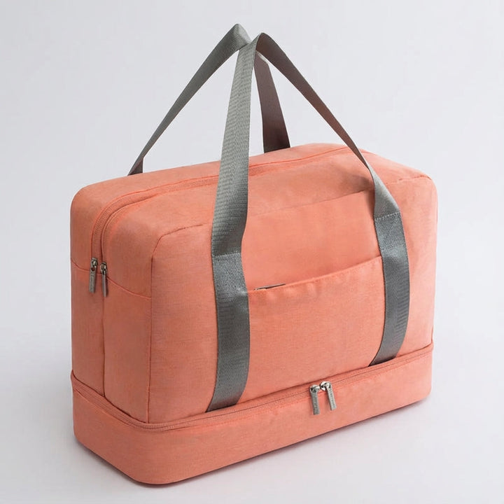 Compacte en duurzame Stowport weekendtas met slim schoenenvak; essentieel reisaccessoire voor elke trip.