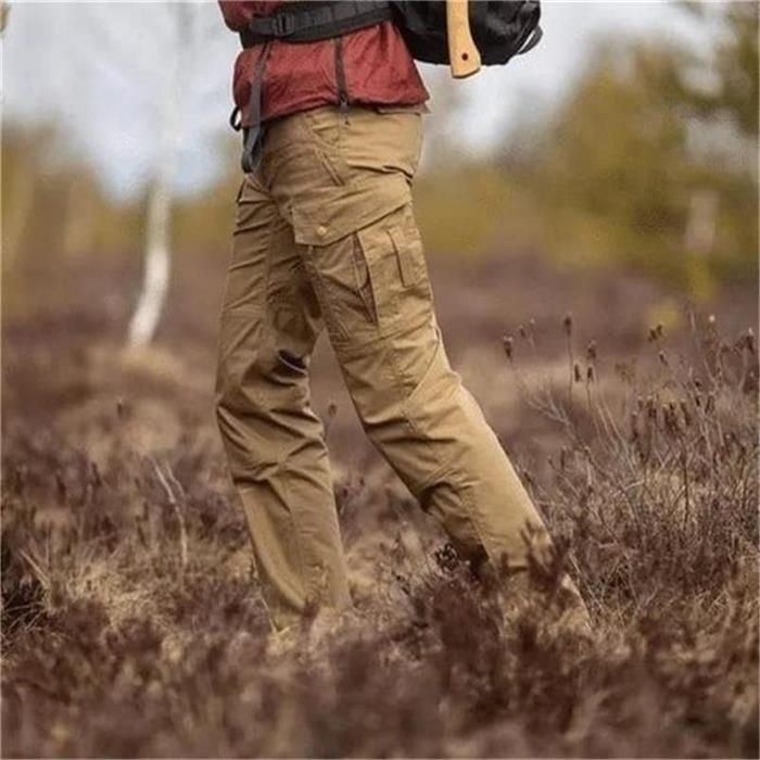 Veelzijdige heren tactische werkbroek, waterafstotend en slijtvast, geschikt voor werk & wandelen.
