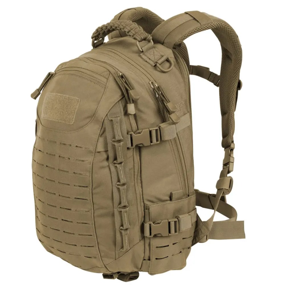Tactische rugzak Explorer van TrailForce in actie, voor avontuurlijke outdoor tochten. Duurzaam en comfortabel.