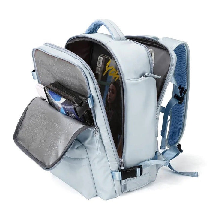 Compacte maar ruime TrailSafe Pro dagrugzak, veelzijdig en comfortabel te dragen.