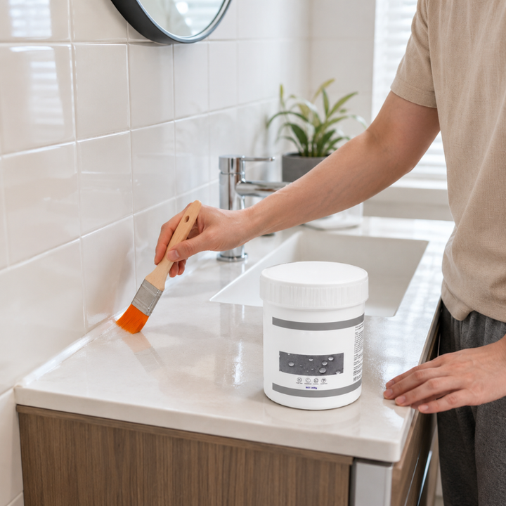 Eenvoudig aan te brengen rubberpasta, transparante waterdichte kit voor snelle lekkage-oplossingen.
