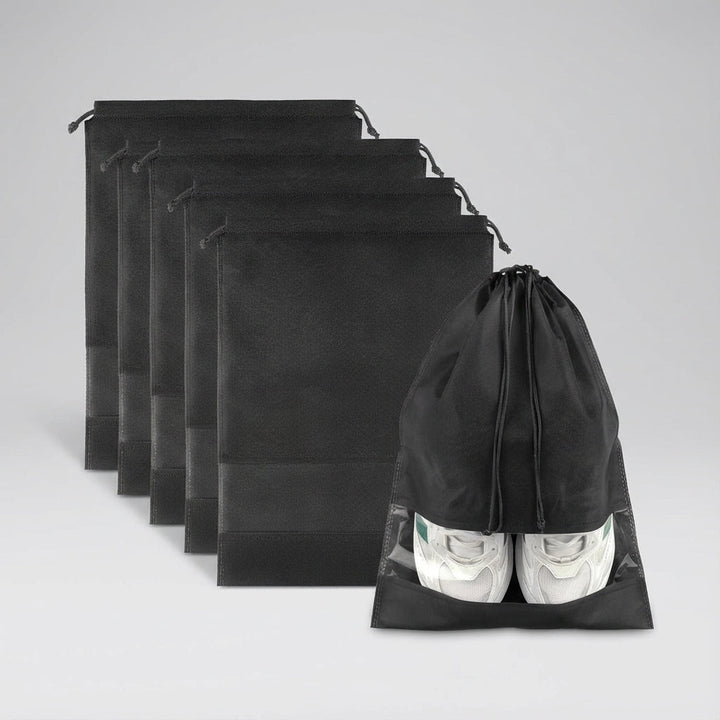 Handige trekkoord opbergzak van TravelSacko voor schoenen; houdt je kleding schoon tijdens reizen.