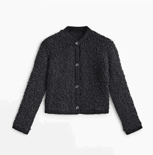 Zacht teddy overshirt voor dames, een stijlvol vestje met lange mouwen voor comfortabele herfst- en winterdagen.