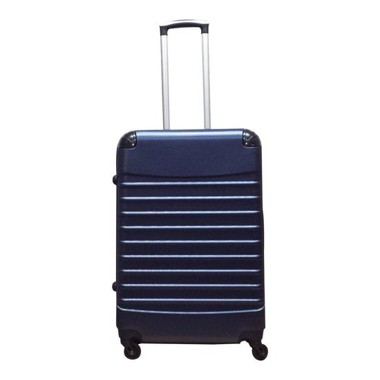 Moderne ABS hardschalen reiskoffer met cijferslot en vier wielen, duurzaam en handig voor alle bagage.