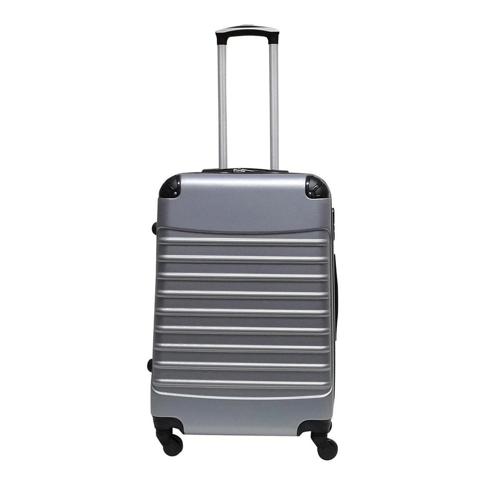 Lichtgewicht hardschalen trolley met 4 wielen en veilig cijferslot, perfecte duurzame bagage voor je reis.