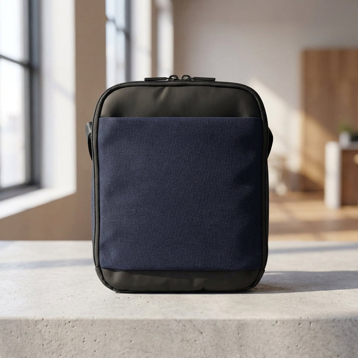 Unisex CarryGuard messenger tas met RFID bescherming, organiser en verstelbare schouderband. Ideaal voor dagelijks gebruik.
