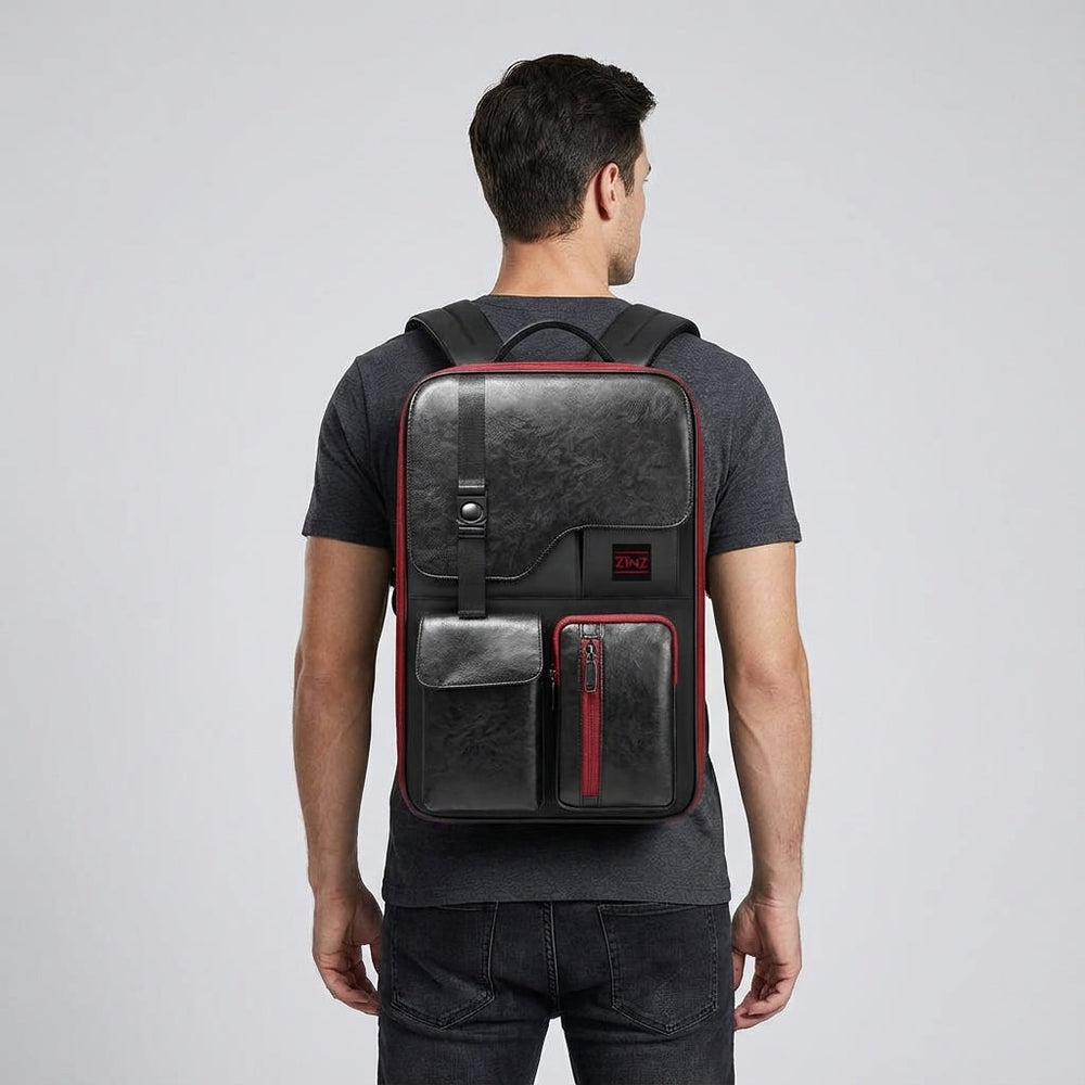 Uitbreidbare ExpanTech anti diefstal rugzak, perfect als reistas of pendelrugzak met laptopvak.