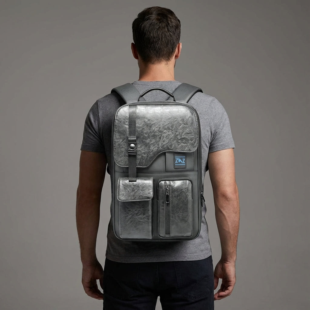 Zakelijke anti diefstal rugzak met gewatteerd laptopvak, waterdicht en comfortabel voor dagelijks pendelen.