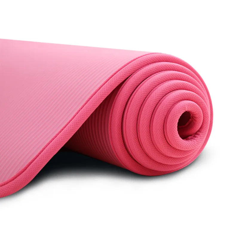 Duurzame extra dikke yogamat, unisex, perfect voor intensieve yoga, fitness of pilates training.