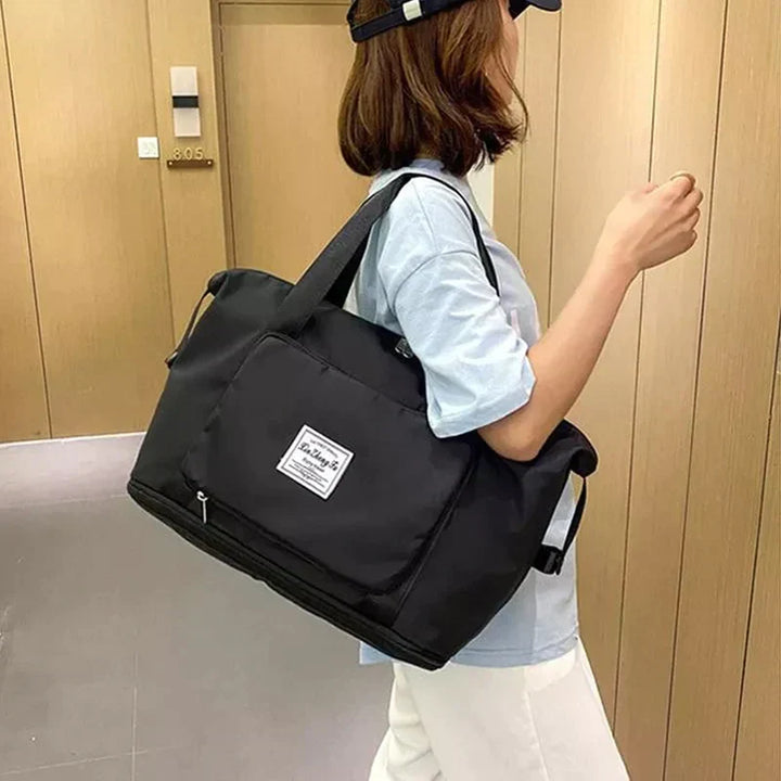 Unisex FlexiCarry opvouwbare reistas, lichtgewicht en waterdicht. Ideaal voor handbagage.