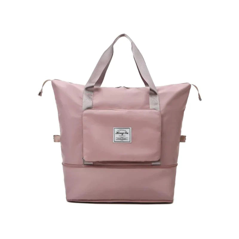 Compacte FlexiCarry reistas, unisex, perfect als handbagage en makkelijk op te bergen.