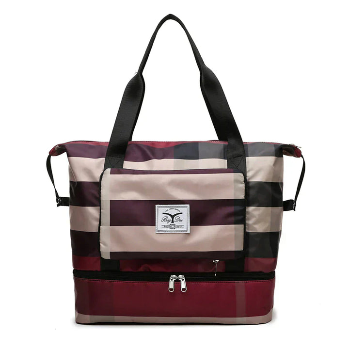 Efficiënte FlexiCarry travelbag, lichtgewicht en waterdicht, optimaliseer je reiservaring.