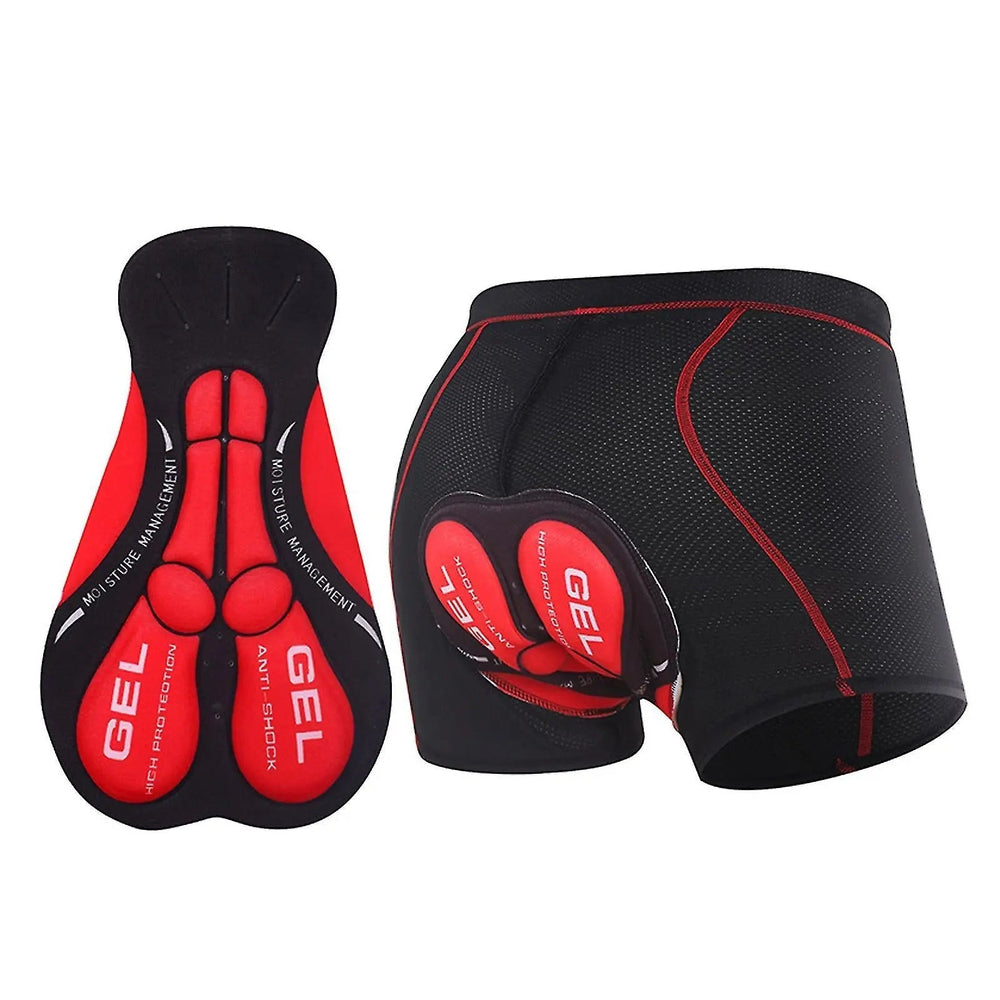 Ademende heren of dames fietsonderbroek met gelkussens, perfect voor lange fietstochten en sportkleding.